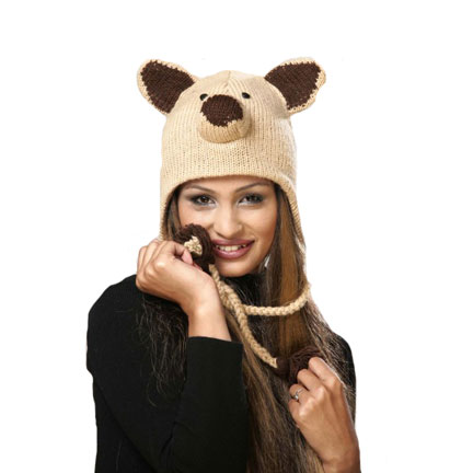 Teddy Bear Knitted Hat-0