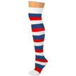 3 Stripe Socks - Red/White/Blue-0