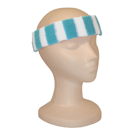 Headband -Turquoise/White-0