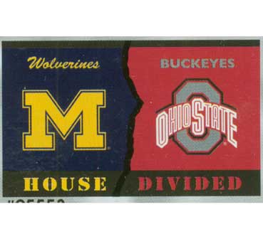 Wolverines/Buckeyes House Divided Flag-0