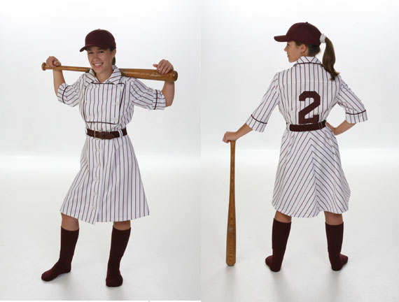 Ladies Vintage Baseball Uniform-0