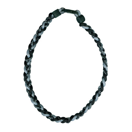 Ionic Necklace - Black & Silver-0
