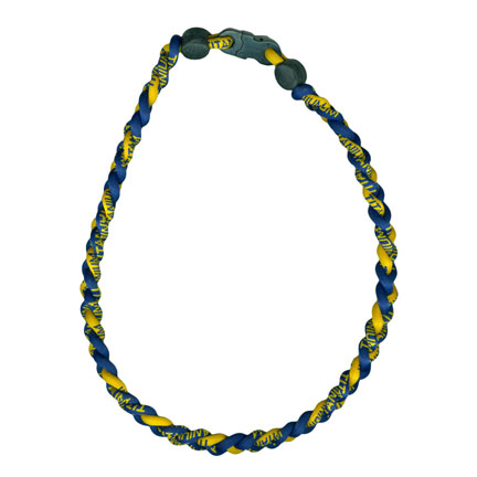 Ionic Necklace - Navy & Gold-0