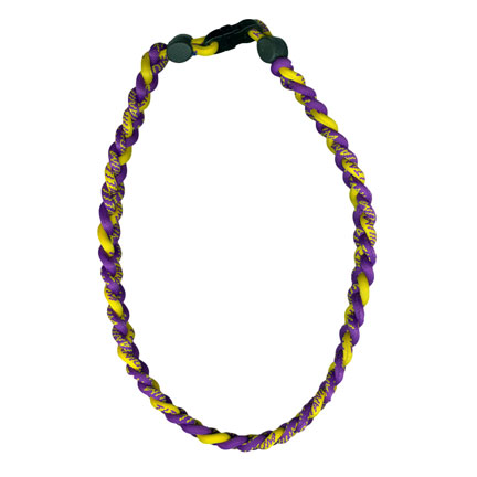 Ionic Necklace - Purple & Gold-0