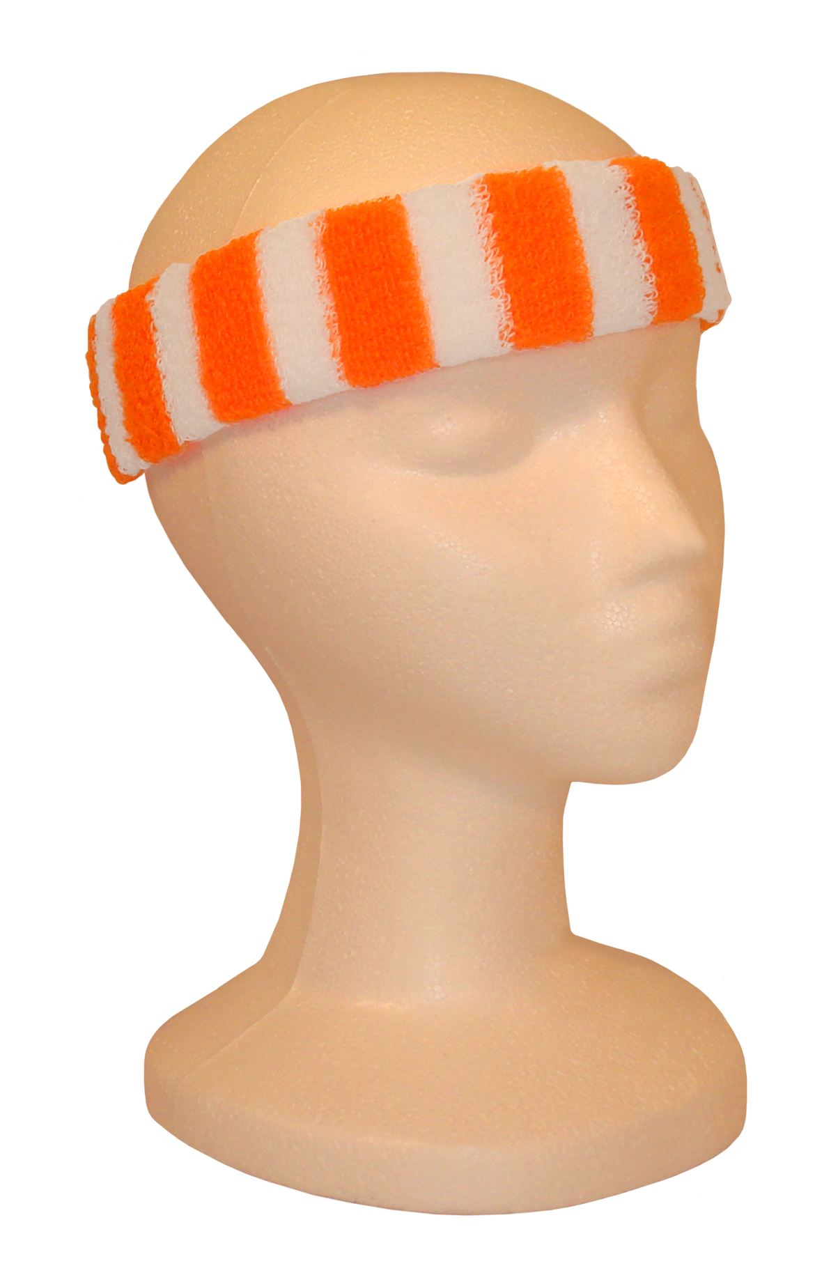 Headband -Neon Orange/White-0