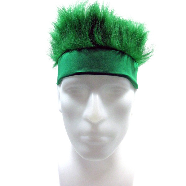 Furry Headband - Green-0